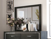 New Classic Furniture Huxley Gray Dresser and Mirror