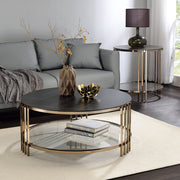 Acme Furniture Abisha Champagne End Table