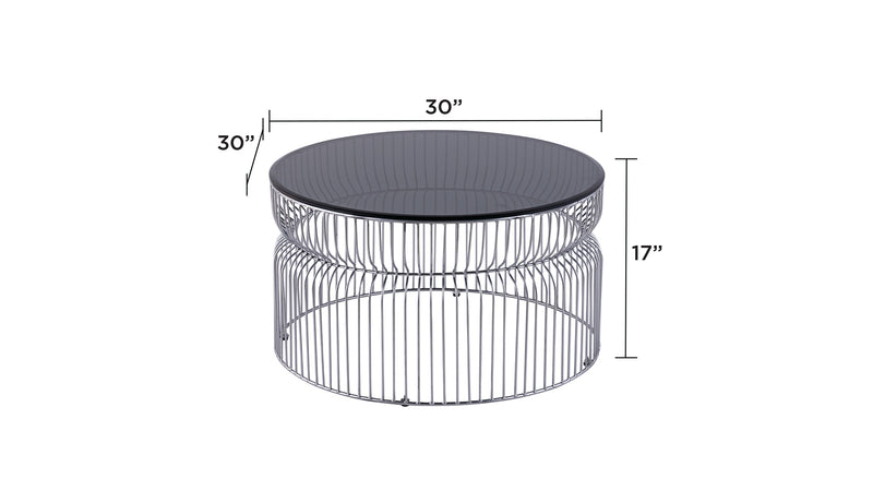 Galaxy Home 901 Silver Coffee Table