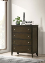 Coaster Furniture Wilkes Dark Cocoa Brown 5 Drawer Chest