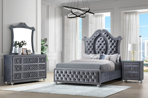 Crown Mark Cameo 4pc Bedroom Set with Queen Bed