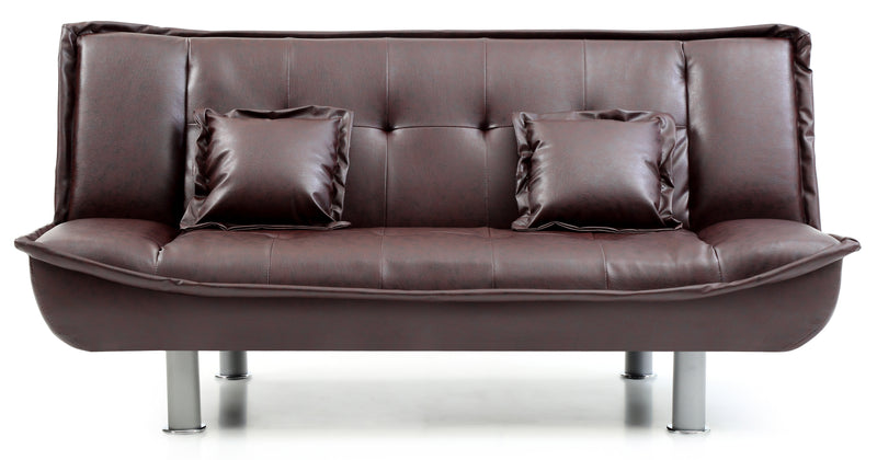 Glory Furniture Lionel Chocolate Microfiber Sofa Bed
