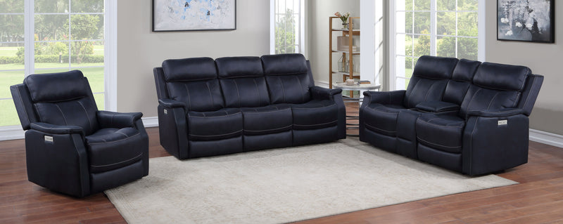 Steve Silver Valencia Ocean Blue 3pc Power Living Room Set