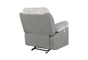Global Furniture U6028 Grey Glider Recliner