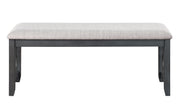 New Classic Furniture Gia Gray 46 Inch Dining Bench