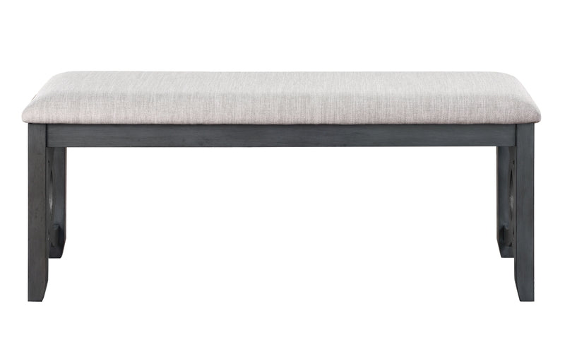 New Classic Furniture Gia Gray 46 Inch Dining Bench