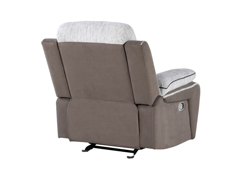 Global Furniture U5050 Grey Glider Recliner