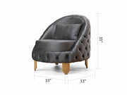Galaxy Home Vanessa Taupe Chair