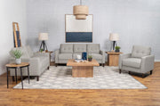 Coaster Furniture Bowen Beige Upholstered 3pc Living Room Set