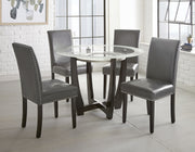 Steve Silver Verano Silver Black 5pc Dining Set