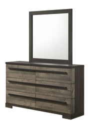Crown Mark Remington Gray Ebony Mirror