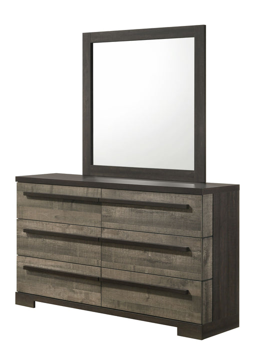 Crown Mark Remington Gray Ebony Mirror