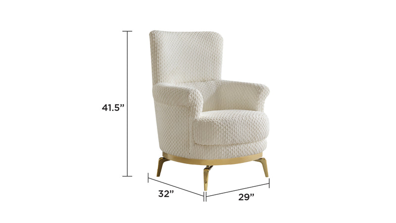 Galaxy Home Zoe Cream Chair