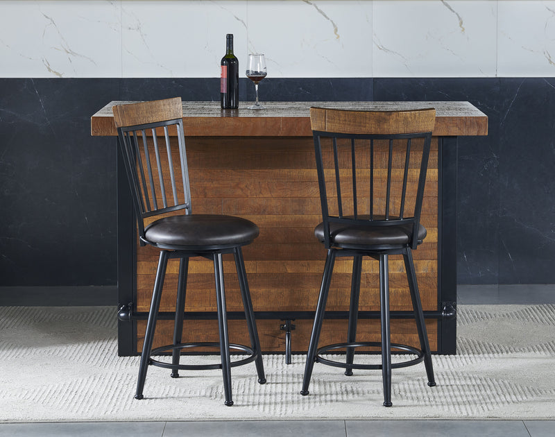 Steve Silver Tyler Chestnut 3pc Bar Set