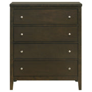 Coaster Furniture Wilkes Dark Cocoa Brown 5 Drawer Chest