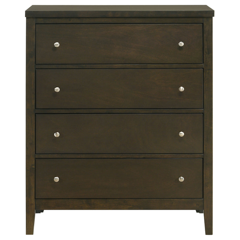 Coaster Furniture Wilkes Dark Cocoa Brown 5 Drawer Chest