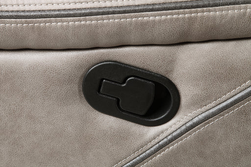 Steve Silver Tyson Grey Manual Sofa