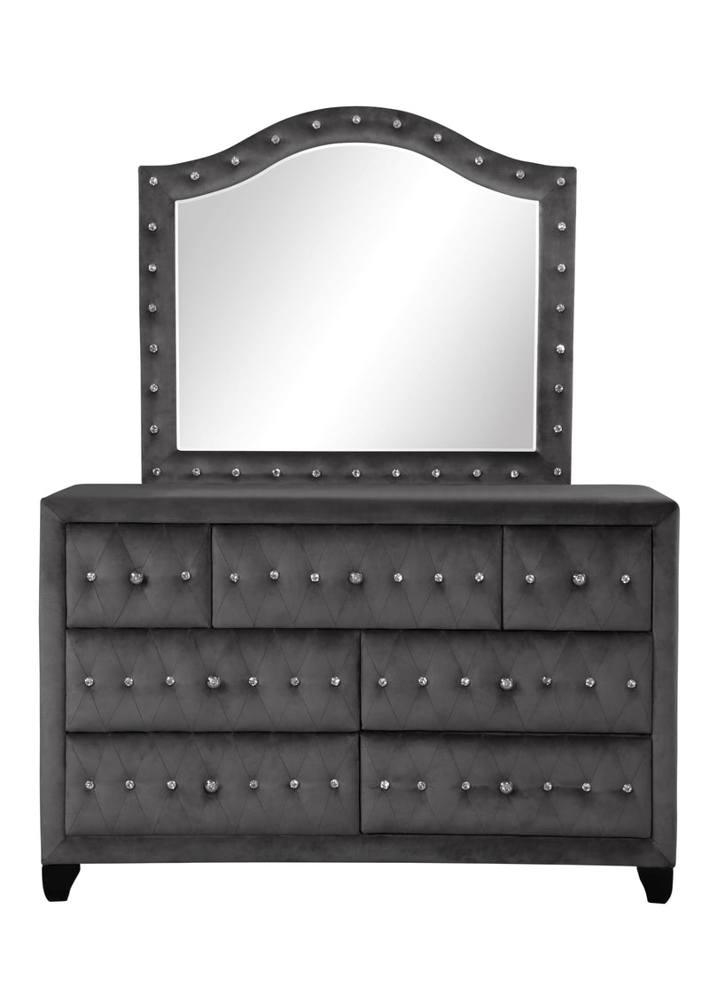 Galaxy Home Sophia Gray Wood Dresser