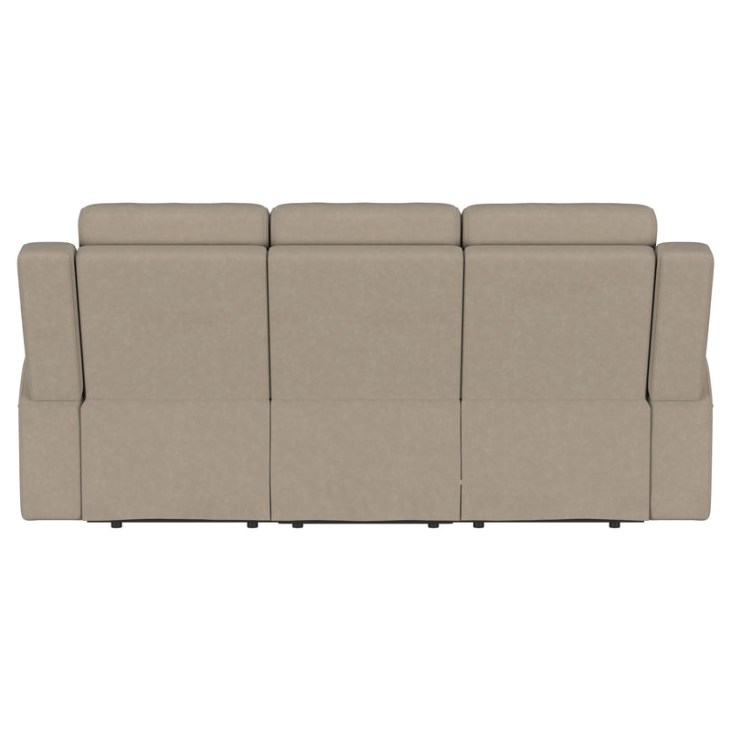 Coaster Furniture Brentwood Taupe Brown Motion Reclining Sofa