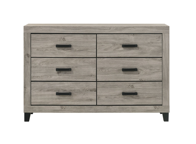 Acme Furniture Mari Light Gray Dresser and Mirror