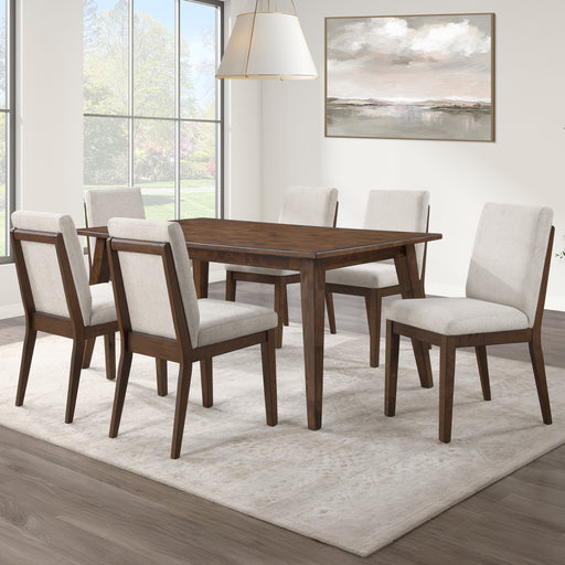 Steve Silver Canton Brown 5pc 72 Inch Dining Set