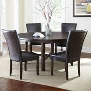 Steve Silver Hartford Brown 72 Inch 5pc Dining Set