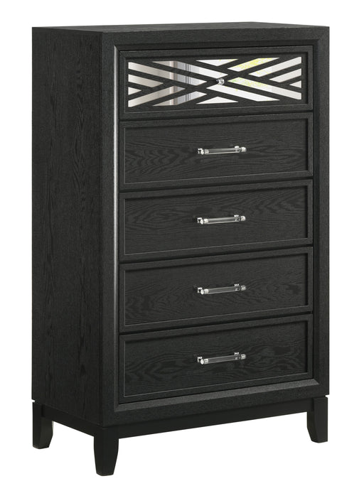 New Classic Furniture Obsidian Black Chest