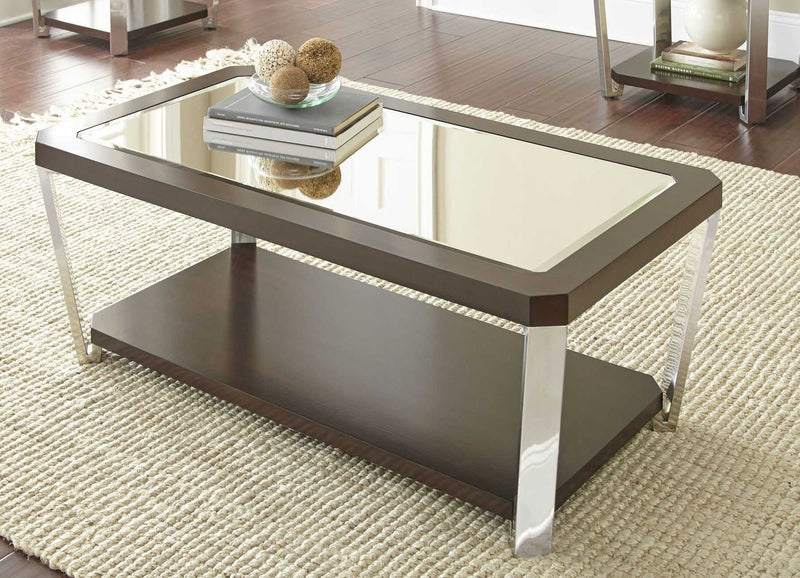 Steve Silver Truman Espresso Cocktail Table