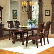 Steve Silver Antoinette Brown Cherry 5pc Dining Set