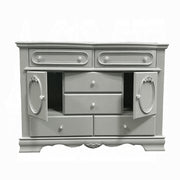 Acme Furniture Flora Gray Dresser and Mirror