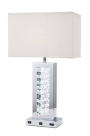 Crown Mark Monica White Table Lamp