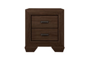 Crown Mark Farrow Chocolate Woodgrain Night Stand