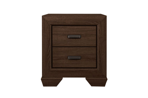 Crown Mark Farrow Chocolate Woodgrain Night Stand