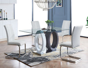 Global Furniture D1628DT-D915DC White 5pc Dining Room Set