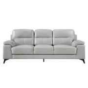 Home Elegance Mischa Silver Gray 2pc Living Room Set