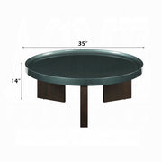 Acme Furniture Lakita Blackish Green Smoked Oak Coffee Table