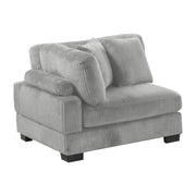 Galaxy Home Bentley Gray Corner Wedge