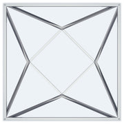 Coaster Furniture Brittania Silver Square End Table