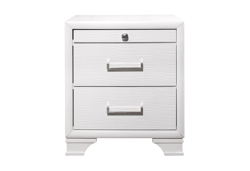 Global Furniture Jordyn White Night Stand