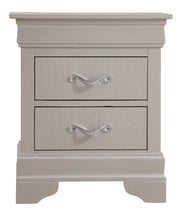 Glory Furniture Lorana Silver Champagne Nightstand
