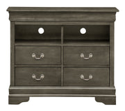 Glory Furniture Louis Phillipe White Media Chest