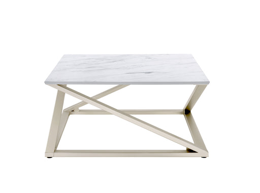 Steve Silver Zurich White 3pc Coffee Table Set