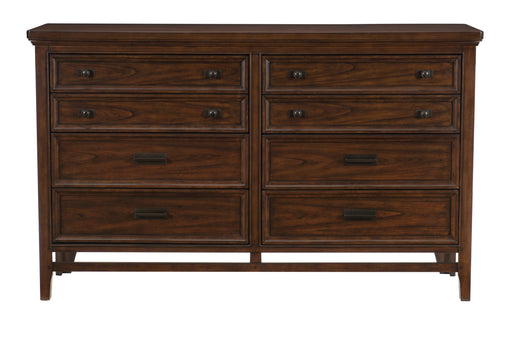 Home Elegance Frazier Park Dark Cherry Dresser and Mirror