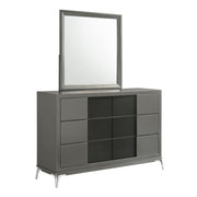 New Classic Furniture Nocturne Slate Gray Mirror