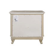 New Classic Furniture Monique Champagne Nightstand with Marble Top