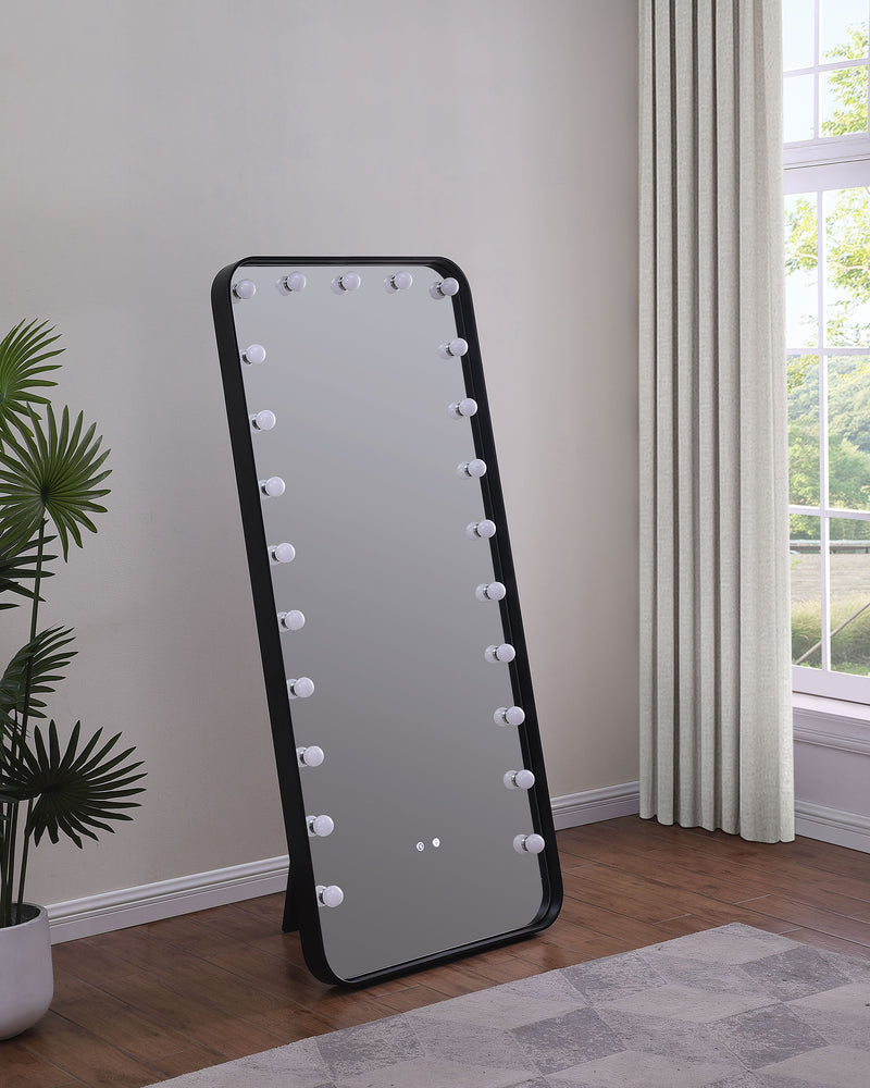 Coaster Furniture Canton Silver LED Standing Mirror with Speakers