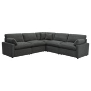 Coaster Furniture Collins Dark Grey 5pc Power Reclining Sectional