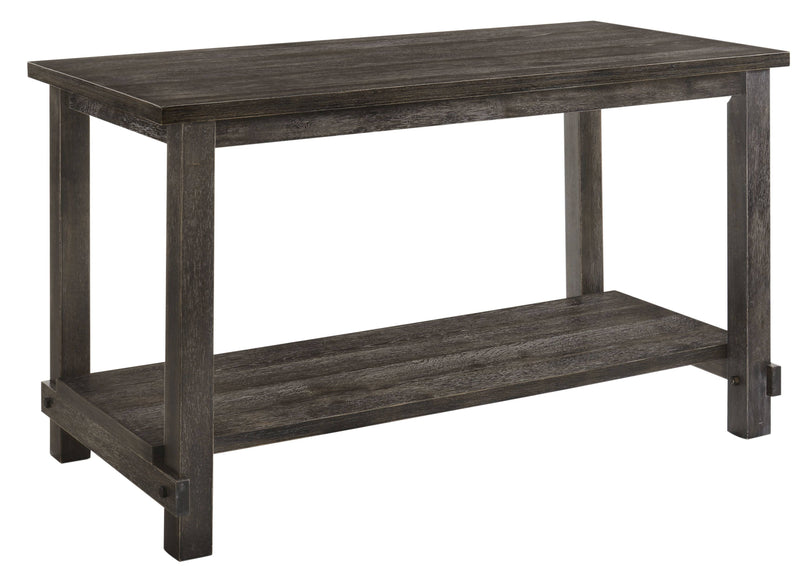 Acme Furniture Martha II Tan Weathered Gray 7pc Counter Height Set