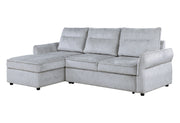 Global Furniture U0301 Grey Pull Out Sofa Bed