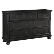 Home Elegance Laurelin Black Dresser and Mirror